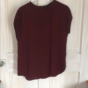 Burgundy top